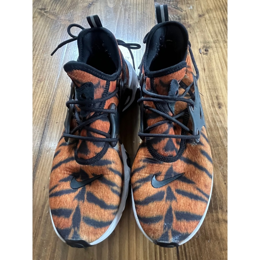 Nike React Presto Tiger Orange Black Mens Shoes CN7664-800 Size 7.5
